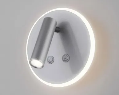 фото Настенный светодиодный светильник Tera LED MRL LED 1014 серебро