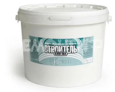 фото Клей унив 10кг ПВА СТРОИТЕЛЬ Клеер (1) П