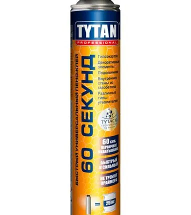 Фото №0 Пена-клей Tytan "60 секунд", 750 мл