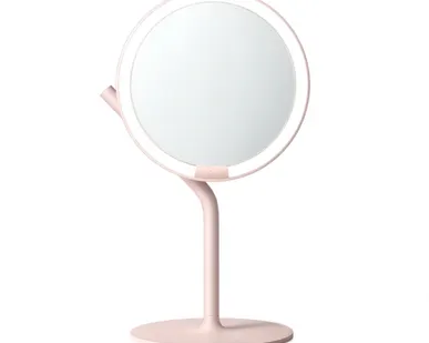 фото Зеркало для макияжа Xiaomi Amiro Mini 2 Desk Makeup Mirror розовый