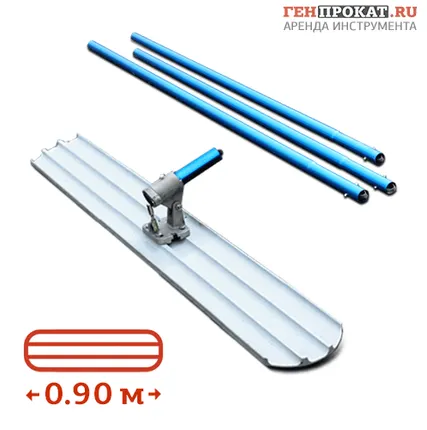 Фото №0 Аренда гладилки для бетона (закругленная), 0.90 м