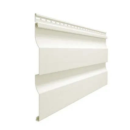 Фото №0 Виниловый сайдинг Docke STANDARD (3000 мм) Корабельный брус D4,5DL Пломбир