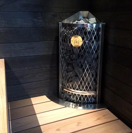 Фото №2 Фланец для встраивания IKI, нерж.сталь, угловой 6 (для угловых печей 6 кВт)