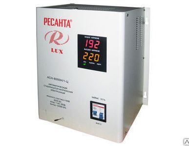 фото Стабилизатор напряжения Ресанта АСН 8000 Н/1-Ц Lux (8 квт)