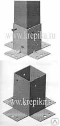 фото Опора 70х70х150х2мм столба "Стакан", цинк