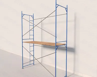 фото Леса рамные строительные ЛРСП-30 4х3 м (1 ярус под настил)