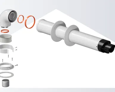 фото Дымоход коаксиальный Krats KTS-01-075