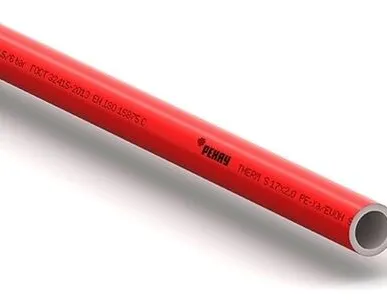 фото Труба PEXa 17*2.0 THERM S REHAU (500м) с кислородным барьером, красная