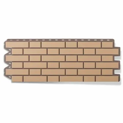 Фото №0 Фасадные Панели Альта-Профиль, Кирпич Клинкерный, Желтый