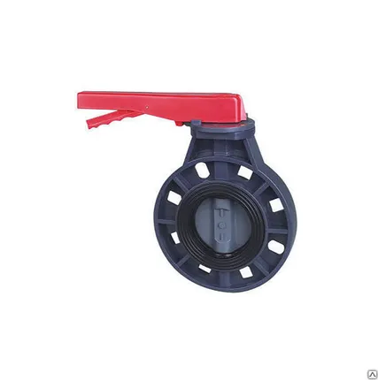 Фото №0 Дроссельная заслонка с комплектом фланцев ПВХ 1,6 МПа d_125/UBVF01125/