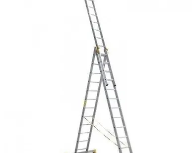 фото Лестница трехсекционная профессиональная Алюмет P3 9314
