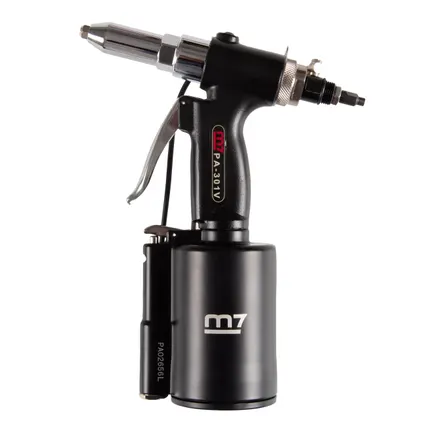 Фото №18 Заклепочник 2,4 - 4,8 мм, пневмогидравлический, пневмоудержание заклепки MIGHTY SEVEN PA-301V