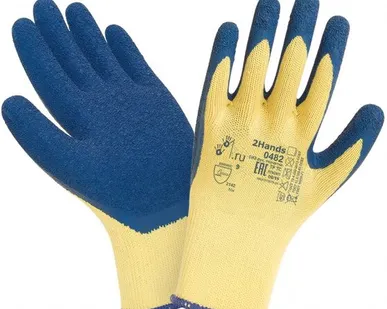 фото Перчатки "Компрессия", частичное рельефное покрытие латексом