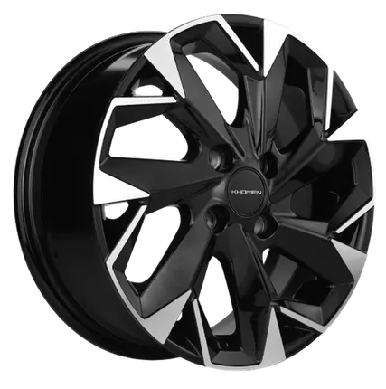 Фото №0 Диск Литой Khomen Wheels мод.KHW1402 14х5.5 PCD 4х98 ET35 DIA58.5 Black-FP
