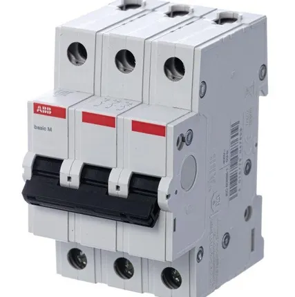 Фото №0 Выключатель автоматический модульный 3п C 6А 4.5кА Basic M BMS413C06 ABB 2CDS643041R0064