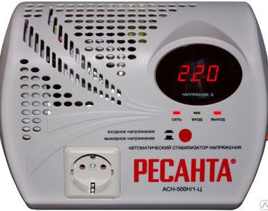 фото Однофазный цифровой настенный стабилизатор ACH-500Н/1-Ц