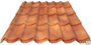 Фото №0 Металлочерепица МП Супермонтеррей, ширина 1190мм