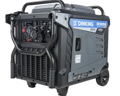 фото Генератор бензиновый инверторный Dinking DK9000iE (9кВт, 230В/50Гц, DK192, бак 26л.АВР)
