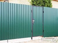 фото Заборы из профнастила