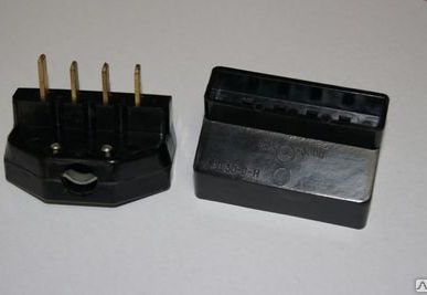 фото РШ-ВШ-30 25А-380 прямоугольный разъем