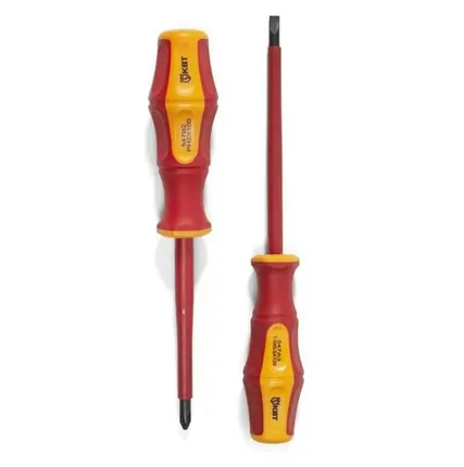 Фото №0 Отвертка диэлектрическая "Профи" шлиц 3.0*100 (РФ)