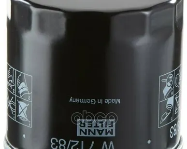 фото W71283 MANN-FILTER Фильтр масляный MANN-FILTER арт. W71283