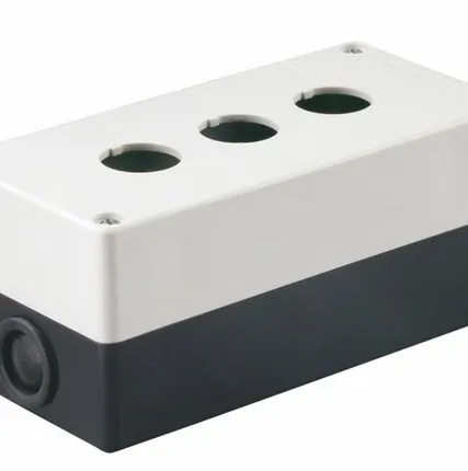 Фото №0 Корпус 103 для кнопок 3 места белый BKP10-3-K01