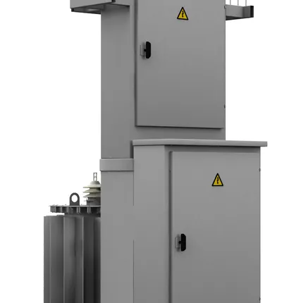 Фото №0 МАЧТОВАЯ ТРАНСФОРМАТОРНАЯ ПОДСТАНЦИЯ ТИПА КТПМ