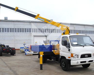 фото КМУ HD- 78 + SOOSAN SCS334, борт.ал. 6,0 м (по ПТС 3036RB)