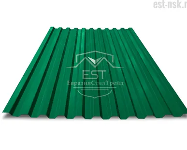 фото Профнастил С-21х1000 Pe 0.5 | RAL 6005 Зелёный мох