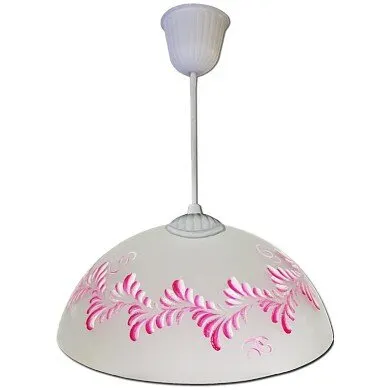Фото №0 Подвесной светильник 10014799 Метелица белый/розовый средний 'Крокус-колпак' ЛЮМИС