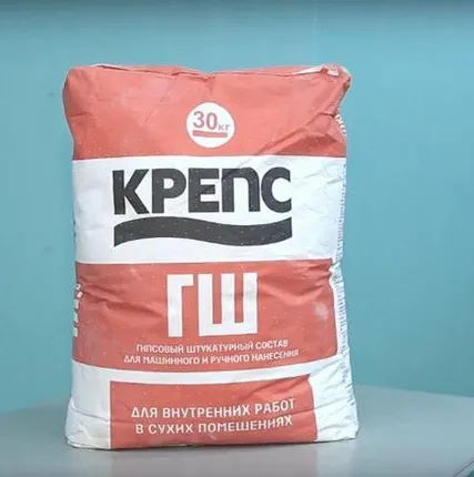 Фото №0 Штукатурка Крепс ГШ 30 кг