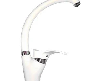 фото Смеситель для кухни Haiba HB4101 белый