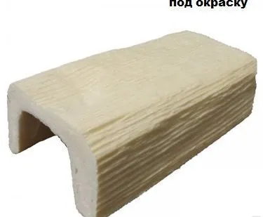 фото Балки на потолок декоративные Б-9 рустик (9х6х296см) цвет под окраску