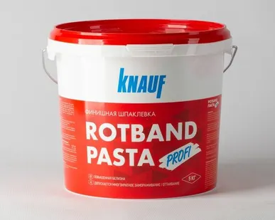 фото Шпаклевка финишная Кнауф Ротбанд Паста Профи, 5кг