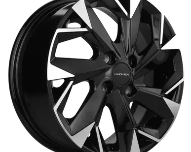 фото Диск Литой Khomen Wheels мод.KHW1402 14х5.5 PCD 4х98 ET35 DIA58.5 Black-FP