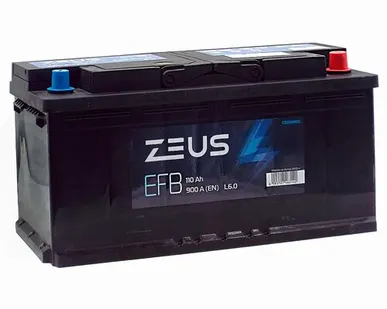 фото Аккумулятор ZEUS EFB 110 Ач о.п.
