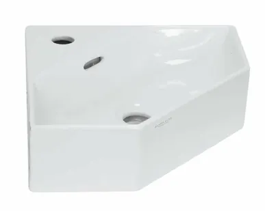 фото Раковина Sanita Luxe Line LIN35SLWB01 угловая