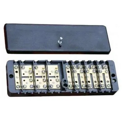 Фото №0 Коробка испытательная перех. (68х220х33) латунь Электродеталь КИП.Л