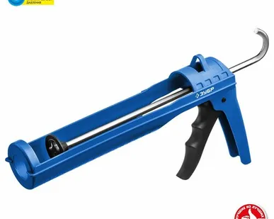 фото Пистолет для герметика ЗУБР 310мл, антикапля полукорпусной