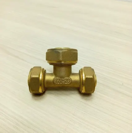 Фото №0 Обжимной тройник 20х26х20 мм, Hydrosta, цанговый, 1 шт