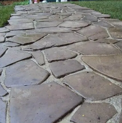 Фото №0 Укладка дорожек из  природного камня