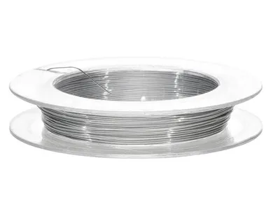 фото Проволока для бисера 0,3 мм / 10 м (серебро) №4