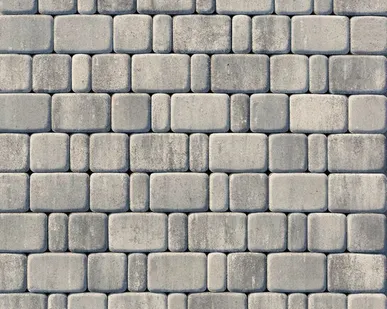 фото Тротуарная плитка Старый город 50 мм, серая