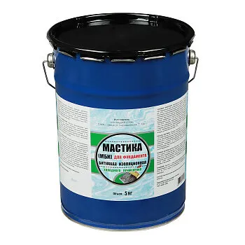Фото №0 Мастика битумная 5 кг ХозДвор, изоляционная