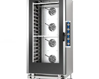 фото Пароконвектомат PIRON PF3116T (16 600х400, 940x1000x1930 мм, 36 кВт, 380 В)