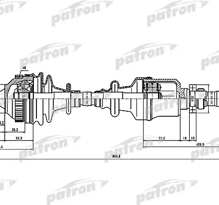 Фото №0 PDS1518 Полуось