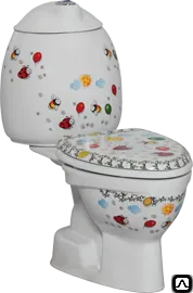 фото Детский, Мини унитаз, COCUK, с рисунком и сиденьем