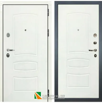 Фото №0 Входная дверь Легион-1 шагрень белая-68 Шагрень белая