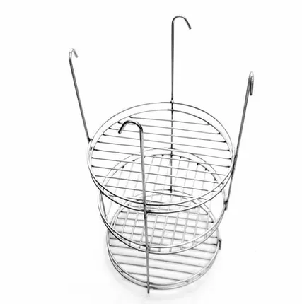 Фото №0 Этажерка 3-х ярусная с бортиком для тандыра диаметр 220 мм (220 мм)